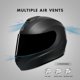 thumbnail image 3 of Casco de moto TRIANGLE Full Face para adultos aprobado por el DOT, 3 of 6