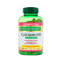 Natures Bounty Calcio 600 Vitamina D3 Osteoporosis 250 Tabs