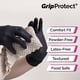 thumbnail image 3 of Guantes de nitrilo GripProtect Precise Black Exam, 4 mil, XL, 3 of 4