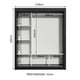 thumbnail image 4 of Clóset Monaco Negro, 4 of 6
