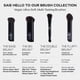 thumbnail image 5 of Brocha de maquillaje Saie The Double Brush para polvo y crema, 5 of 5
