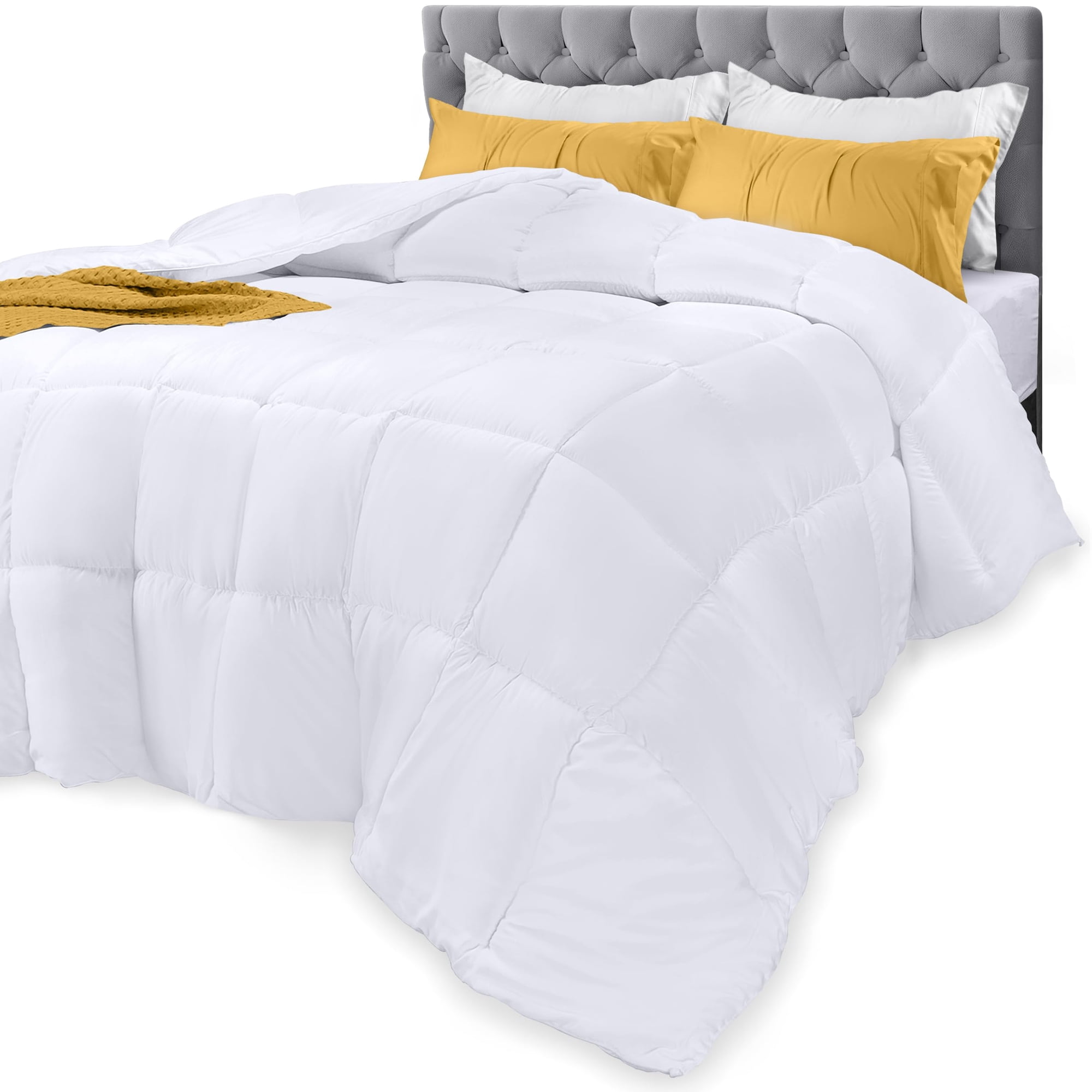 Utopia Bedding - Ropa De Cama Edreforter Utopia Para Todas Las Estaciones, Tamaño King, Color Blanco