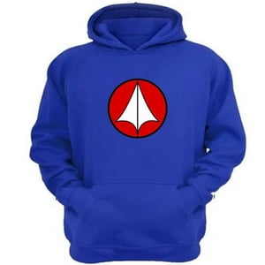 Genérico - Polerón Canguro Robotech Azul Talla L Unisex