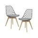 thumbnail image 1 of Pack 2 Silla Tulip Acolchada Mesh Gris, 1 of 3