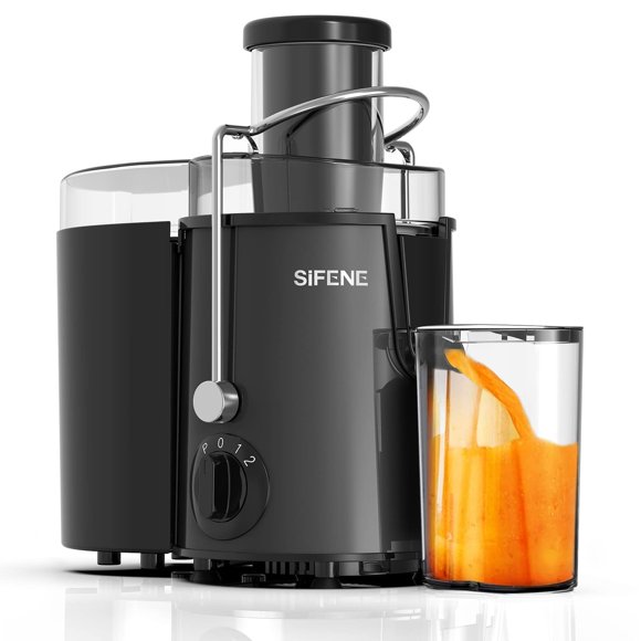 Exprimidor SIFENE 800W 3 Velocidades Gris con Conducto Ancho