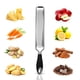 thumbnail image 3 of Rallador de cocina, rallador de queso, rallador de parmesano, rallador de cocina de acero inoxidable negro, 3 of 5