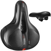 Telotenemos - Sillin Bicicleta Antiprostático Cómodo Amplio Reflectante