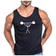 thumbnail image 2 of Polera Diseño Levantamiento De Pesas Divertido Tank Gym talla L Negro Hombre, 2 of 3
