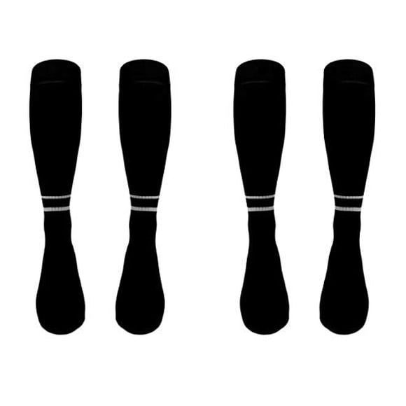 Calcetas de árbitro de fútbol Total Soccer Factory Pro, 2 pares, negras