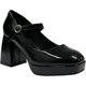 thumbnail image 2 of Zapato Mujer Negro  Taco Medio Gaga Detogni, 2 of 5