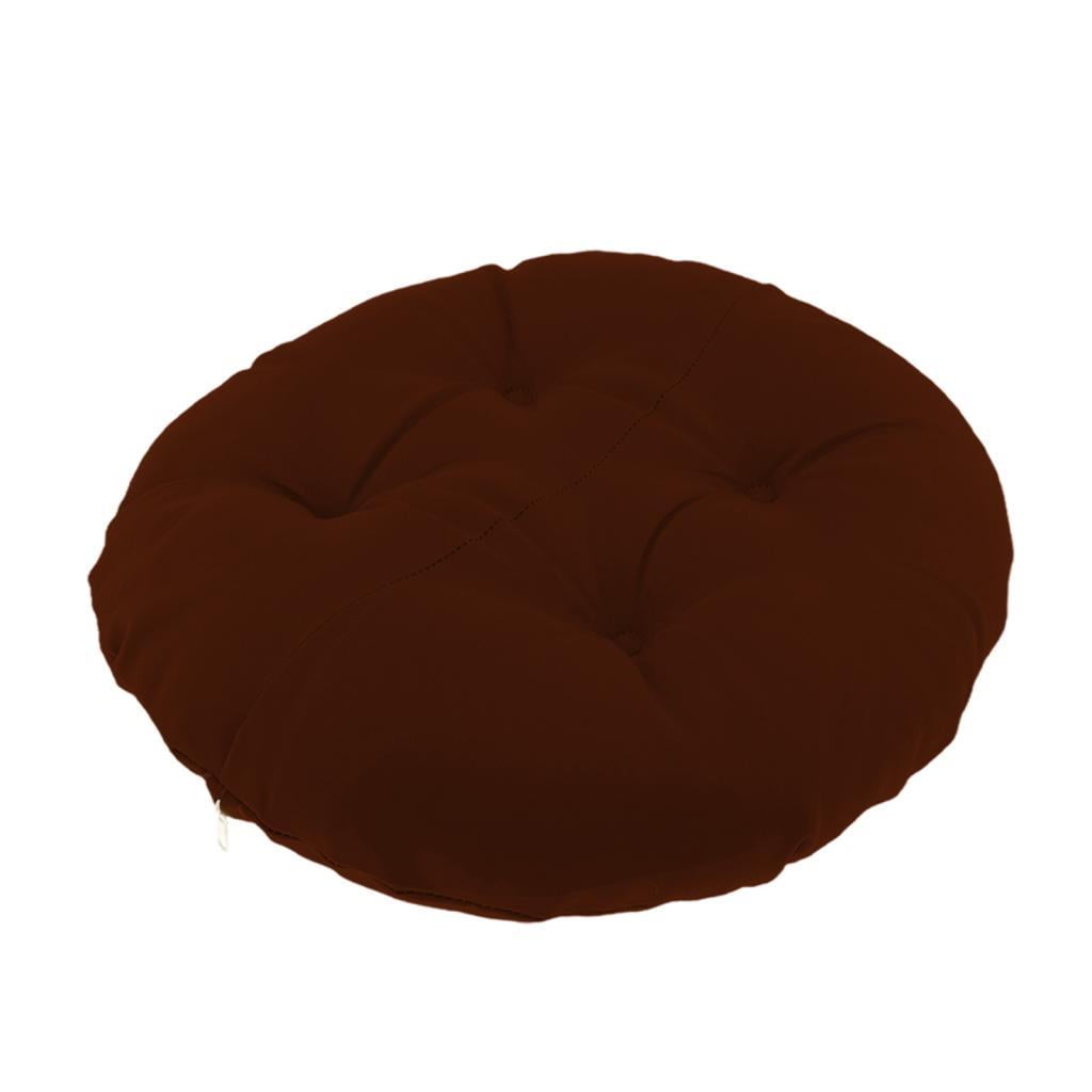 Magideal - Colchón Colgante De Silla De Huevo Almohadilla Colgante De Silla Redonda De Sillón Al Aire Libre Cojín Para La Oficina De Cocina Balcón De Balcón Casa Color Café