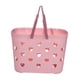 thumbnail image 4 of Ducha portátil Caddy Tote Organizador Contenedor Colgante Hueco con asa Cesta de almacenamiento de drenaje rápido multipropósito para despensa Colegio Rosa, 4 of 5