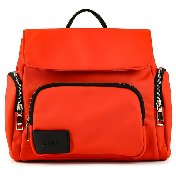 Mochila Mediana Con Tapa Rojo Tomate Maciel Ziol - SC