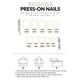 thumbnail image 4 of 24pcs Glossy Halloween Dark Red Press On Nails with Golden Glitter Design - Medium Length Almond Shape Fake Nails for Women and Girls, 4 of 4
