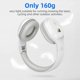 thumbnail image 4 of Auriculares YUFFUN A8 con radio FM recargables, color blanco, 4 of 8
