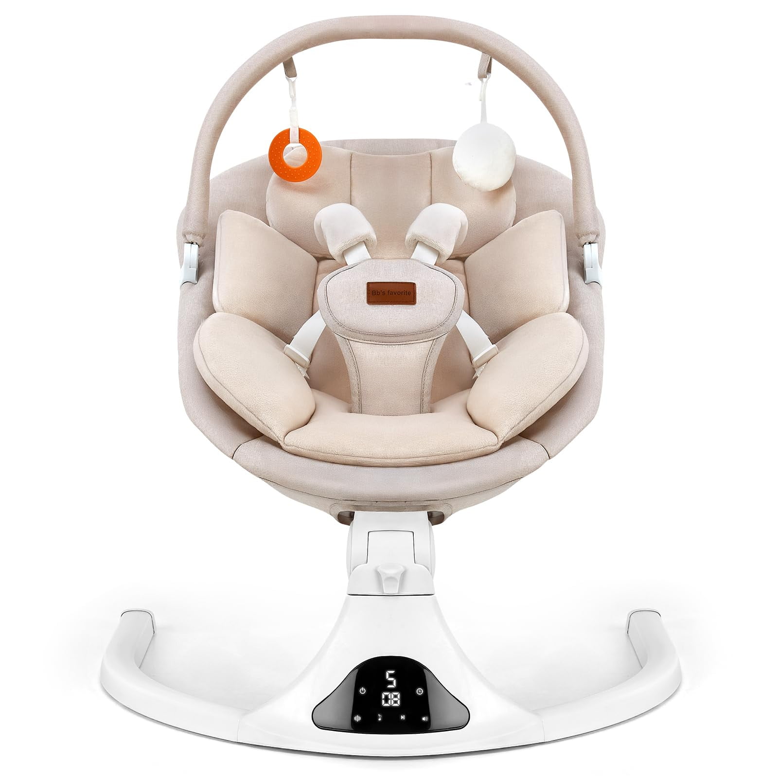 Baby Swing Viriwebaby Electric Con Mando A Distancia De 5 Velocidades