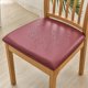 thumbnail image 1 of Xiao Hua Funda de Silla de Comedor de Cuero Rojo Vino -2 Piezas, Funda de Silla Impermeable de Talla Única, Base Elástica Antideslizante, Adecuada para Uso Diario en Comedor y Restaurante, Tamaño, 1 of 5