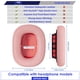 thumbnail image 4 of Almohadillas para auriculares AHG Accessory House Global de piel de oveja rosa, 4 of 7