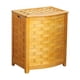 thumbnail image 1 of Cesto de madera para lavandería Oceanstar BHV0100N, chapado en la parte delantera arqueada, 1 of 4