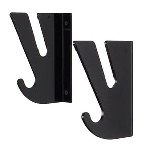 Ioensy - Soporte De Pared Para Monopatín, Colgador De Snowboard Para Tabla De Patín Longboard, Interior, Negro