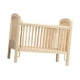 thumbnail image 4 of Cuna De Madera Elegante Para Casa De Muñecas A Escala 1/12, Ideal Para Fiestas Y Manualidades, 4 of 5