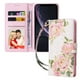 thumbnail image 2 of FOXDOCK Funda Tipo Cartera Floral para iPhone XR ,Funda con Tapa de Cuero PU, Protección Antigolpes con Ranuras para Tarjetas y Soporte, 2 of 5