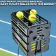 thumbnail image 2 of Pelota de tenis Hopper Tourna Ballport con capacidad para 80 pelotas azules, 2 of 2
