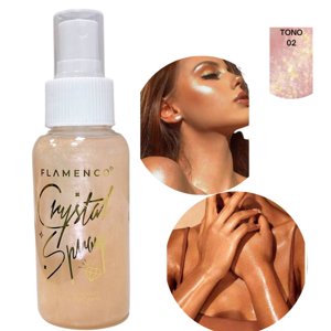 Flamenco - Spray Brillo Polvo De Hadas Para Cabello Y Cuerpo