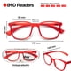 thumbnail image 4 of Gafas de lectura B+D 2.5 dioptrías rojo PC flex, 4 of 7