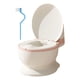thumbnail image 1 of Orinal para bebé, inodoro para niños, cómodo con almacenamiento de toallitas, asiento de inodoro para bebés con sensación real para dormitorio, bebés, Asiento PP rosa, 1 of 2