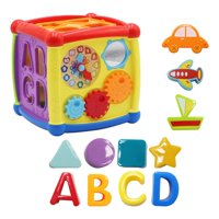 Bothyi - Cubo De Actividades Para Bebés Montessori Para La Creatividad, La Imaginación Y La Exploración Sensorial