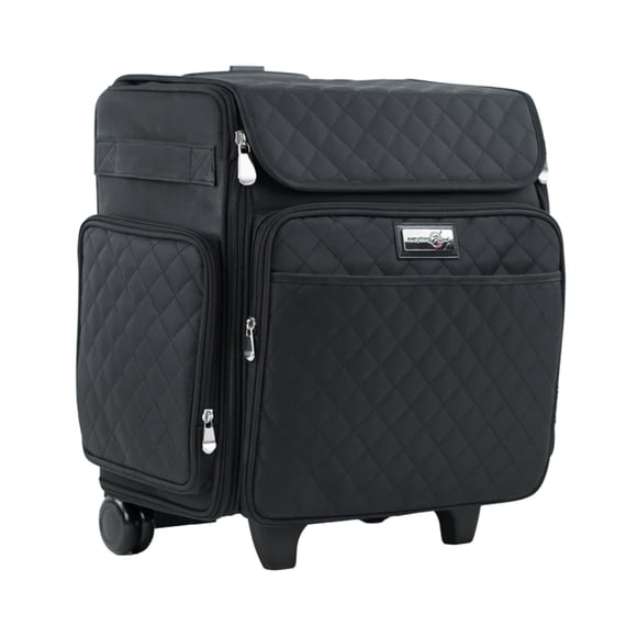 Bolsa de Manualidades Everything Mary 37 cm Negra con Ruedas Giratorias