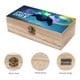 thumbnail image 3 of Orión y la Oscuridad Caja Organizadora de Madera Rústica - Caja Decorativa Multifuncional para Escritorio, Hogar, Oficina, Joyas y Manualidades, 3 of 6