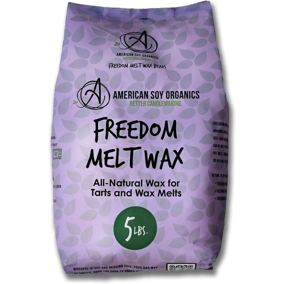 American Soy Organics Freedom Soy Melt Wax for DIY Candle Making