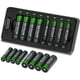 thumbnail image 1 of Cargador BEVIGOR 8 Pilas AA AAA NiMH NiCD USB Tipo C, 1 of 3