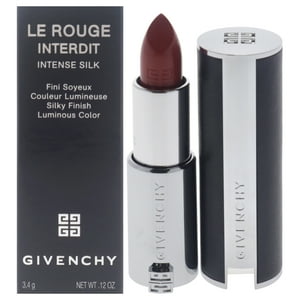 Lápiz Labial Le Rouge Interdit Intense Silk - 332 Rouge Safran De Givenchy Para Mujer - Lápiz Labial De 0,12 Oz (Recargable)
