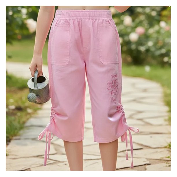 Pack 2 Pantalones Niña Tipo Pescador