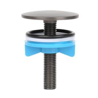 Magideal - Cubiertas Para Agujeros De Fregadero De Cocina, Tapas Ciegas, Cubierta De Tapón De Placa, Tapones De Metal, Cubierta De Agujero Para Grifo Para Bañera Gris Negro