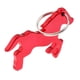 thumbnail image 1 of aluminio caballo patrón abrebotellas llavero llavero bolso colgante rojo, 1 of 3