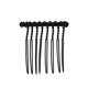 thumbnail image 5 of Unique Bargains 4 Piezas Peines Laterales para el Cabello Antideslizantes Accesorios de Metal 1.3" Negro, 5 of 6