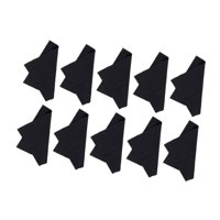 Magideal - 10 Paños De Limpieza De Lentes, Paños Para Cámaras, Paños De Limpieza Suaves Reutilizables Para Teléfonos, Paños Para Lentes Para La Superficie De Las Negro