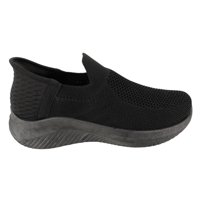 Zapatilla New Walk Slip On Mesh Negra