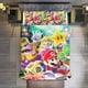 thumbnail image 3 of Super Mario Duvet Cover Set 3 Piece Bedding Set Double Sided Printing Decorative Comforter Cover Set, 3 of 5