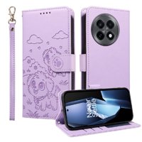 Funda Billetera Foxdock Compatible Con Oneplus Ace 5 5G, Diseño Perrito Tierno, Ranuras Para Tarjetas Y Soporte Plegable