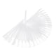 thumbnail image 1 of Forma del ventilador 32 piezas de u?as de arte consejos mostrar la práctica del tablero de esmalte del anillo palo transparente, 1 of 5