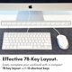 thumbnail image 5 of Combo de teclado y ratón Macally SLIMKEYCACOMBO USB con cable, 5 of 7