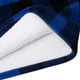 thumbnail image 4 of Poleron Sherpa Bata Polar Oversize Peludo Manta Frazada Poleron Cuadros, 4 of 6