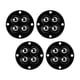 thumbnail image 1 of 4 Uds Mini Rodillo De Ricino Pasta De Rotación De 360 Grados Para Caja De Almacenamiento De Muebles Cuentas De Acero Negro, 1 of 5