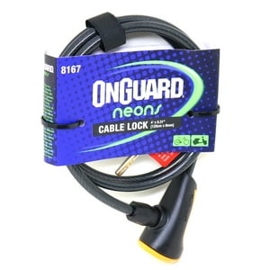 On Guard - Candado C/Llave 120 X 8Mm Naranjo