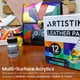 thumbnail image 4 of Set De Pintura Para Cuero 12 Colores 30 Ml Con Pincel, 4 of 6